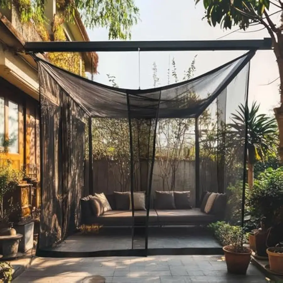 Mosquito Net for Patio 13 x 10 FT | Very Large Sizes & Fabric Designed for Outdoors | Insect House Screen Netting for Gazebo, Po
Mosquito Net for Patio 13 x 10 FT | Very Large Sizes & Fabric Designed for Outdoors | Insect House Screen Netting for Gazebo, Po