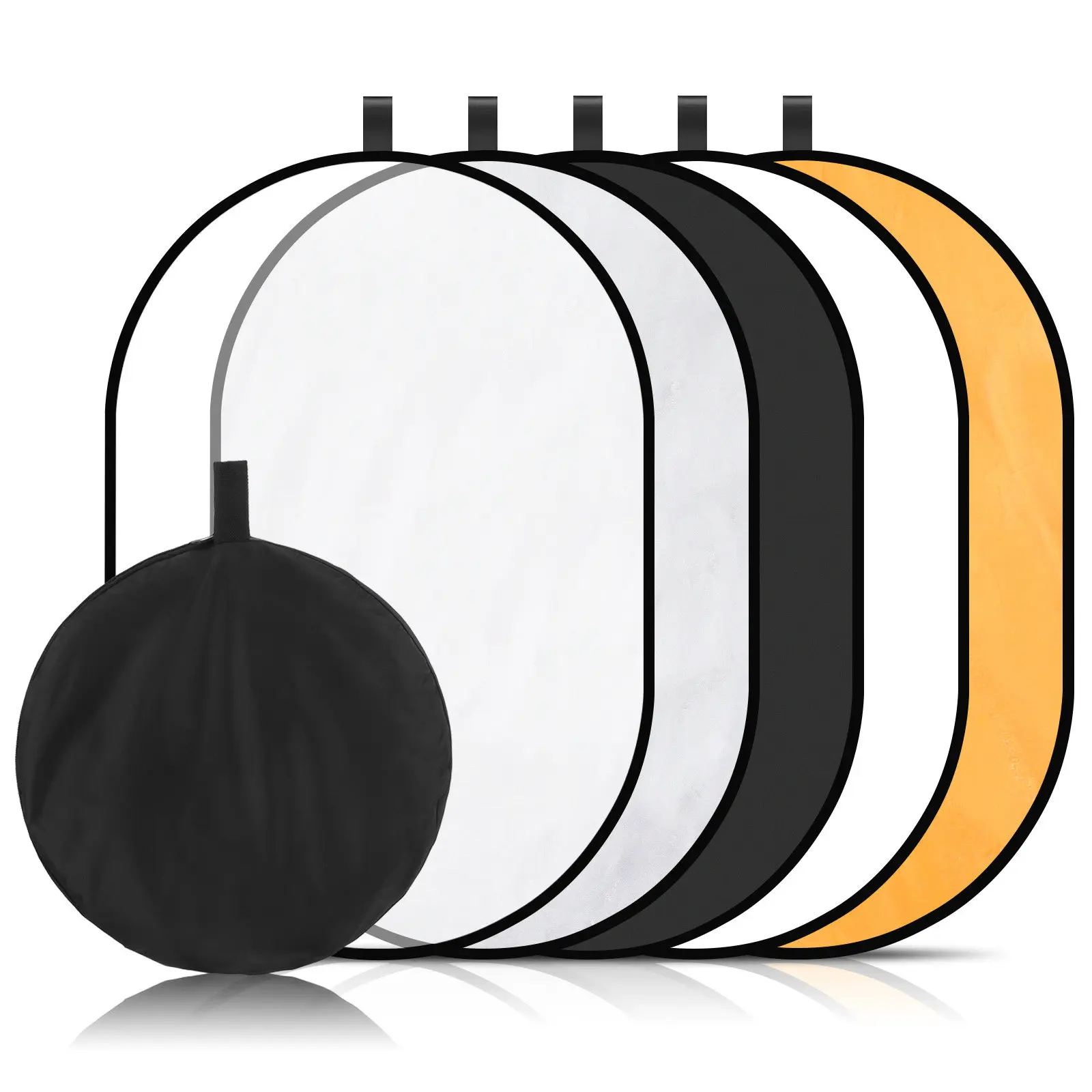 1Set Sturdy Nylon Five-in-One Light Reflector Panel Photography Modifier for Lighting Shadow Control Portrait Product
1Set Sturdy Nylon Five-in-One Light Reflector Panel Photography Modifier for Lighting Shadow Control Portrait Product