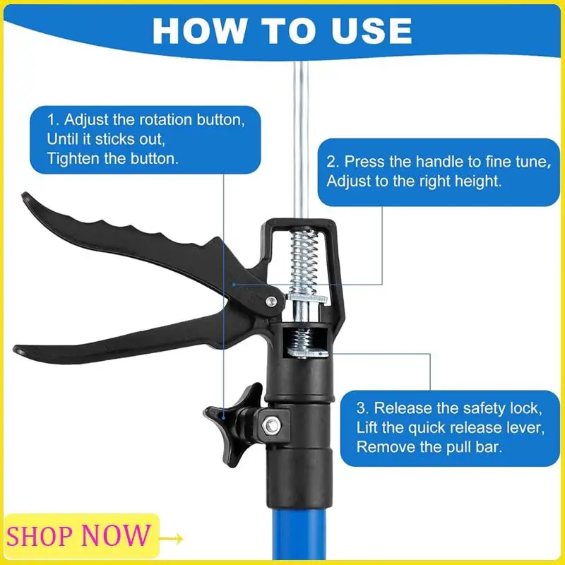 Especial Cabinet Jack Support Pole,19-45In Adjustable Telescopic Support Rod,Maximum Load 40Kg, Cabinet Support Pole
Especial Cabinet Jack Support Pole,19-45In Adjustable Telescopic Support Rod,Maximum Load 40Kg, Cabinet Support Pole