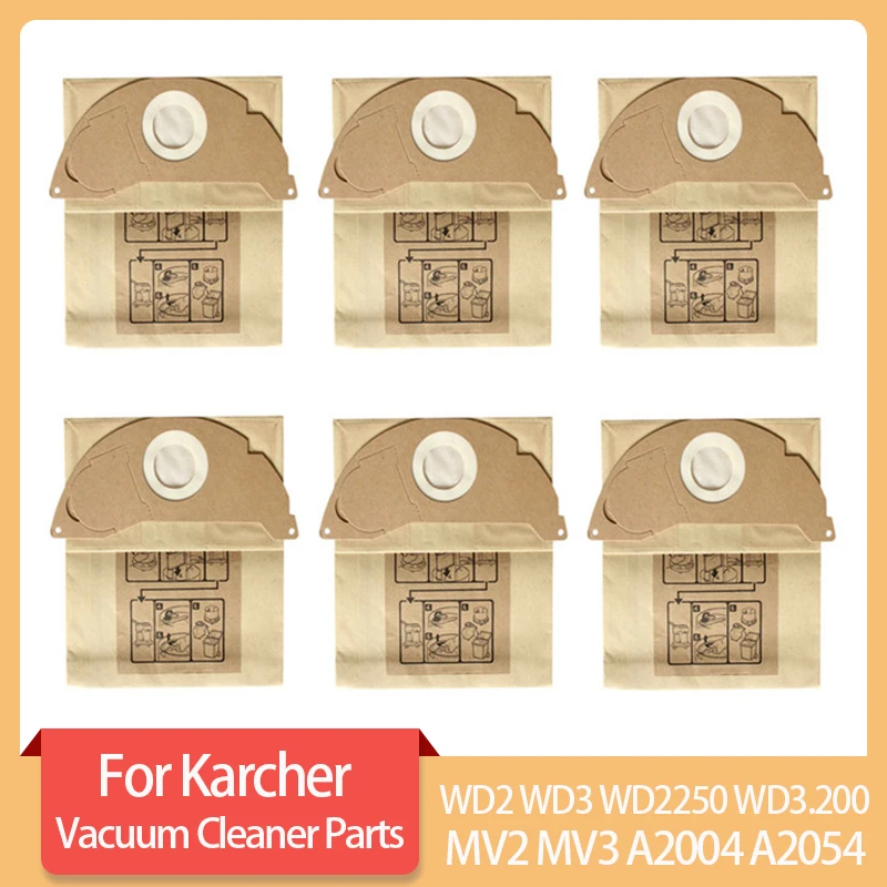 Dust Bags For Karcher WD2 WD3 WD2250 WD3.200 MV2 MV3 A2004 A2054 Vacuum Cleaners Parts Garbage Bag Accessories Replacement
Dust Bags For Karcher WD2 WD3 WD2250 WD3.200 MV2 MV3 A2004 A2054 Vacuum Cleaners Parts Garbage Bag Accessories Replacement