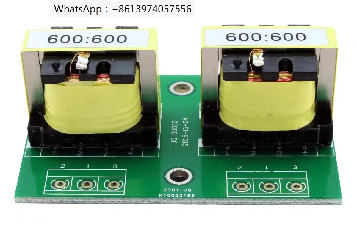 2PCS / 600 Europe: 600 European audio signal isolation transformer, Z11 annealing sand steel plate, 40Hz to 50KHz
2PCS / 600 Europe: 600 European audio signal isolation transformer, Z11 annealing sand steel plate, 40Hz to 50KHz