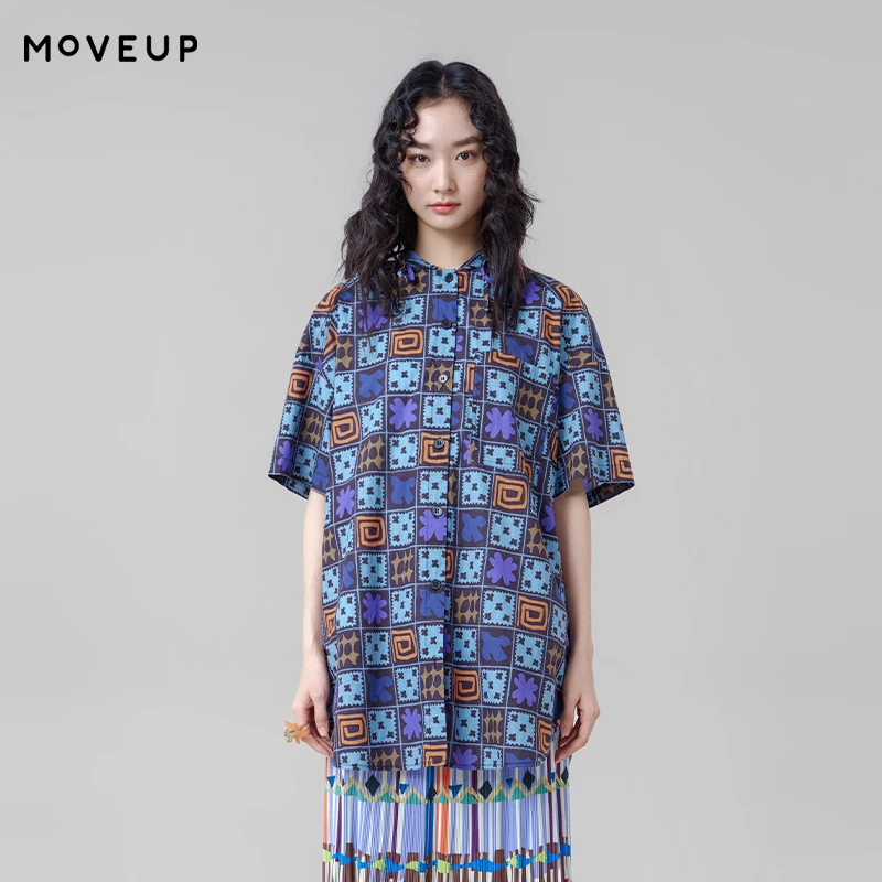 MOVEUP Short Sleeved Round Neck Casual Shirt 2026 Summer New Raglan Sleeves Checkered Design Commuting Shirt For Women 3ELX20445
MOVEUP Short Sleeved Round Neck Casual Shirt 2026 Summer New Raglan Sleeves Checkered Design Commuting Shirt For Women 3ELX20445