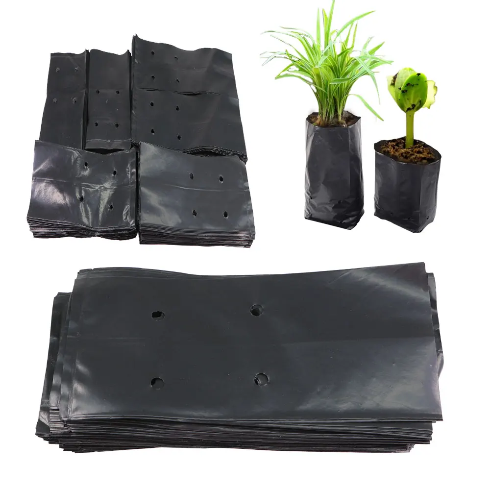 100PCS Black Plastic Nursery Grow Bag Thicken PE Permeable Planting Cups for Garden Orchard Seedling Cultivation Transplanting
100PCS Black Plastic Nursery Grow Bag Thicken PE Permeable Planting Cups for Garden Orchard Seedling Cultivation Transplanting