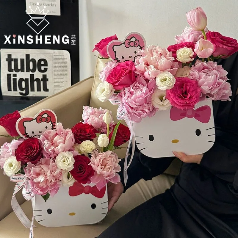 New Sweet Hello Kitty Anime Kawaii Sanrio Ins Fashion Flower Storage Case Cute Cartoon Lovely Doll Birthday Gifts for Kids
New Sweet Hello Kitty Anime Kawaii Sanrio Ins Fashion Flower Storage Case Cute Cartoon Lovely Doll Birthday Gifts for Kids