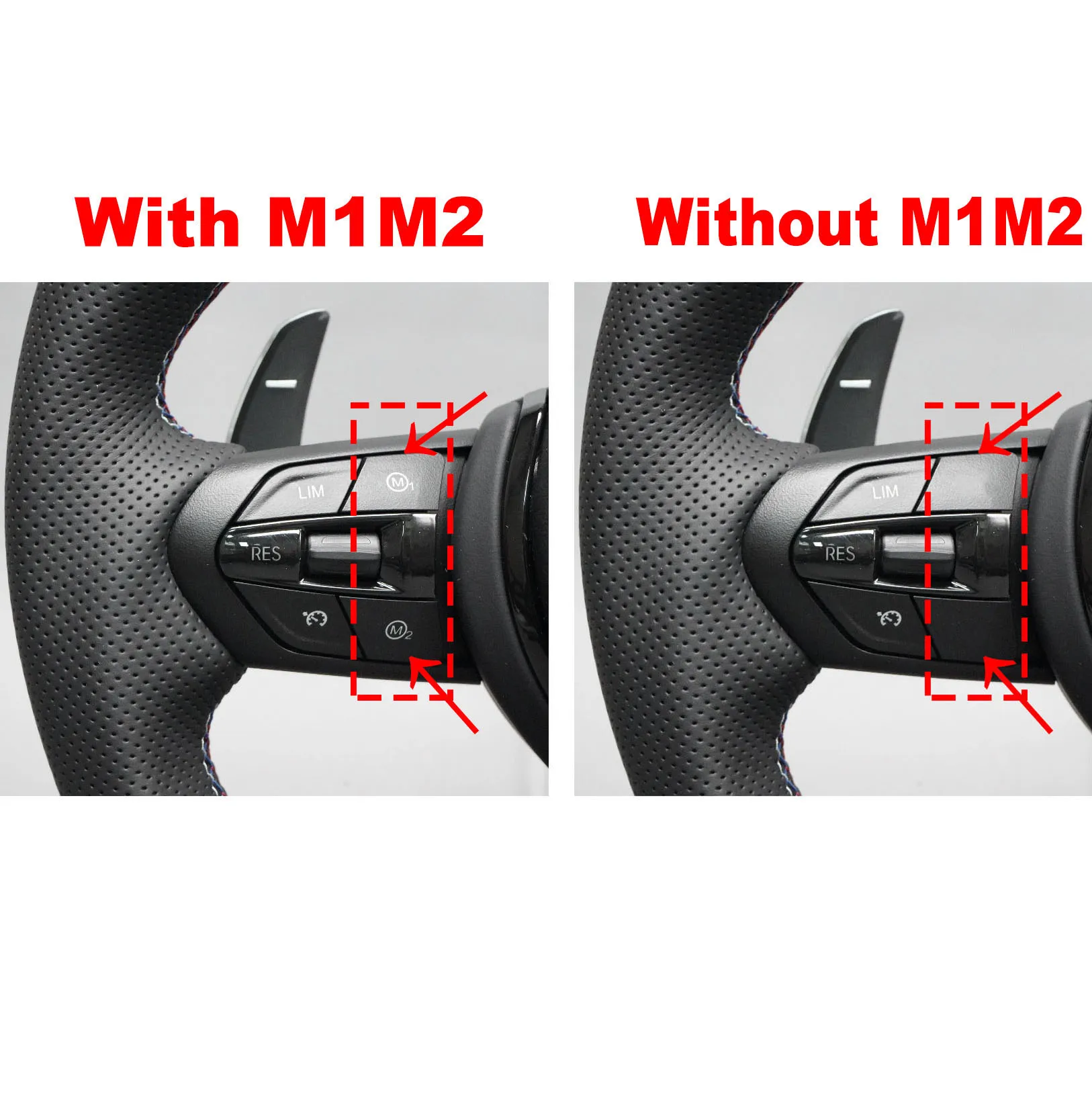 Trim Flat Bottom M Sport Leather Steering Wheel for BMW F Series F20 F21 F30 F31 F32 F33 F34 F36 F48 F25 F15 F80 F10 F11 F01
Trim Flat Bottom M Sport Leather Steering Wheel for BMW F Series F20 F21 F30 F31 F32 F33 F34 F36 F48 F25 F15 F80 F10 F11 F01