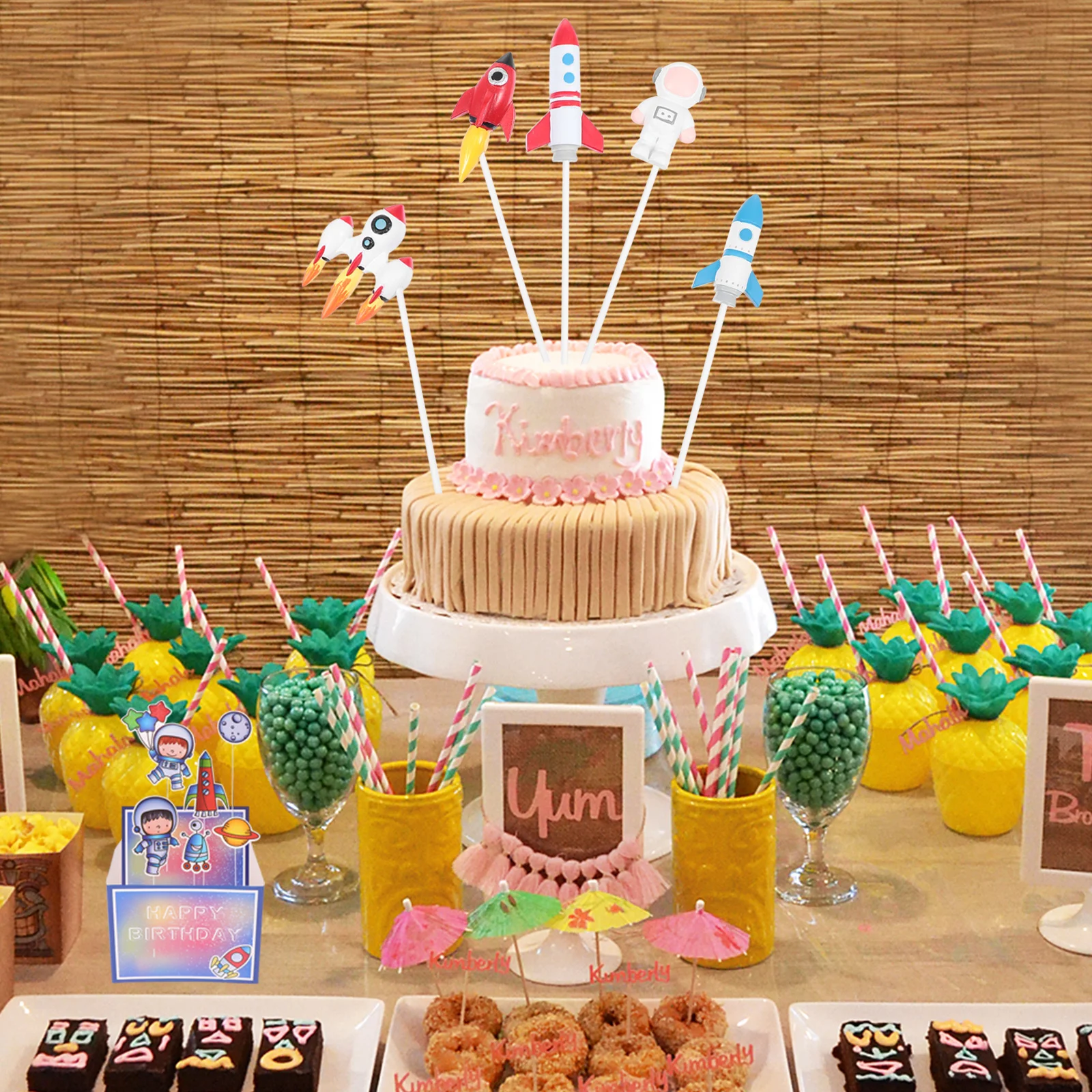 4pcs Picks Spaceman Resin Decor Small Size Dessert Topper For Birthday Party Cake Decoration Cake Ornament
4pcs Picks Spaceman Resin Decor Small Size Dessert Topper For Birthday Party Cake Decoration Cake Ornament