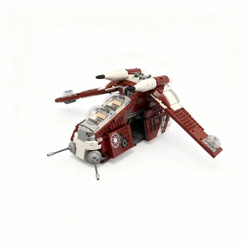 NEW 1065PCS MOC Space Battle Cg Gunship Mod Model DIY Creative Assembly Building Blocks Display Birthday Gift Collectible Set
NEW 1065PCS MOC Space Battle Cg Gunship Mod Model DIY Creative Assembly Building Blocks Display Birthday Gift Collectible Set
