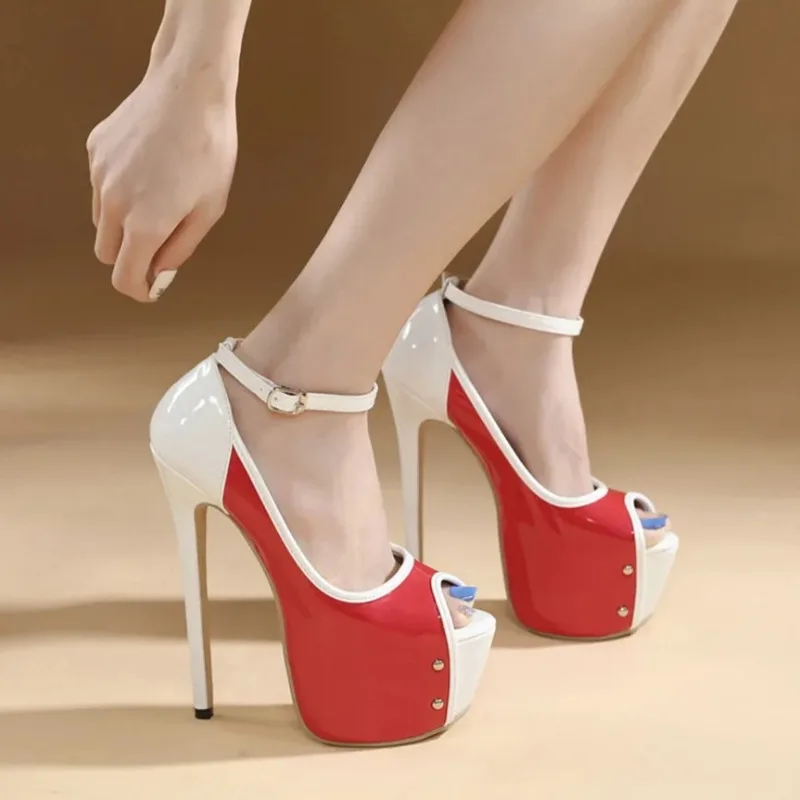 Женские туфли 16 см: Новые, сексуальные туфли для вечеринок и ночных клубов, модные туфли с открытым носком на ультравысоком каблуке, дизайнерские туфли Zapatos Mujer
Женские туфли 16 см: Новые, сексуальные туфли для вечеринок и ночных клубов, модные туфли с открытым носком на ультравысоком каблуке, дизайнерские туфли Zapatos Mujer