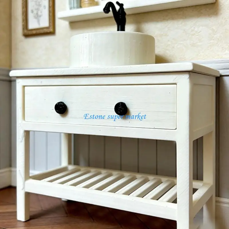 090B 1:12 Scale Miniature Dollhouses Bathroom Sink Cabinet Plastic Toy Furniture For Realistic Home Decors
090B 1:12 Scale Miniature Dollhouses Bathroom Sink Cabinet Plastic Toy Furniture For Realistic Home Decors