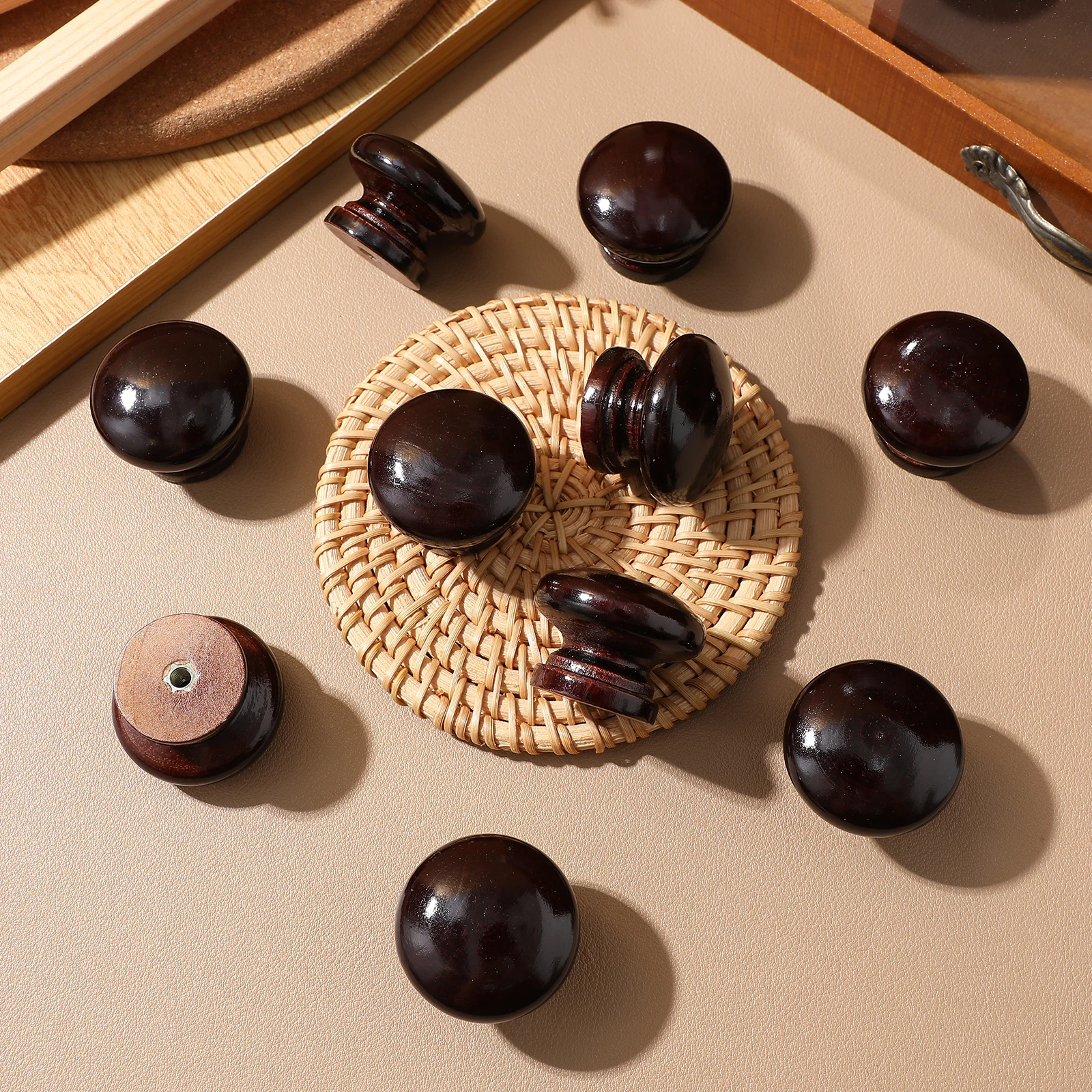 20 Pcs Solid Wood H les Durable Wooden Knobs for Dresser Drawers Cabinets Wardrobes Kitchen Closet Doors Furniture Hardware
20 Pcs Solid Wood H les Durable Wooden Knobs for Dresser Drawers Cabinets Wardrobes Kitchen Closet Doors Furniture Hardware