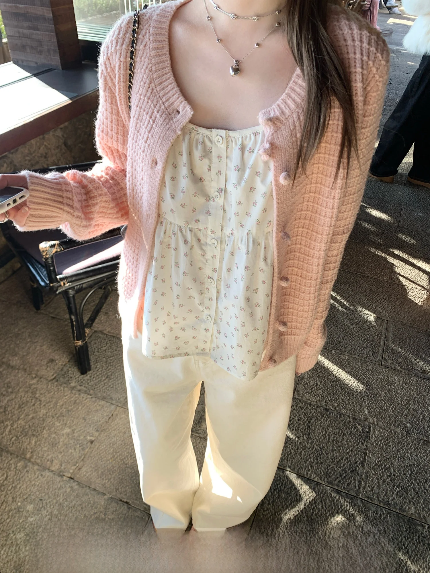 Sweet Loose Knitted Cardigan for Women Casual Sle Spring Collection Comfortable Fit Long Sve round Ne Color
Sweet Loose Knitted Cardigan for Women Casual Sle Spring Collection Comfortable Fit Long Sve round Ne Color