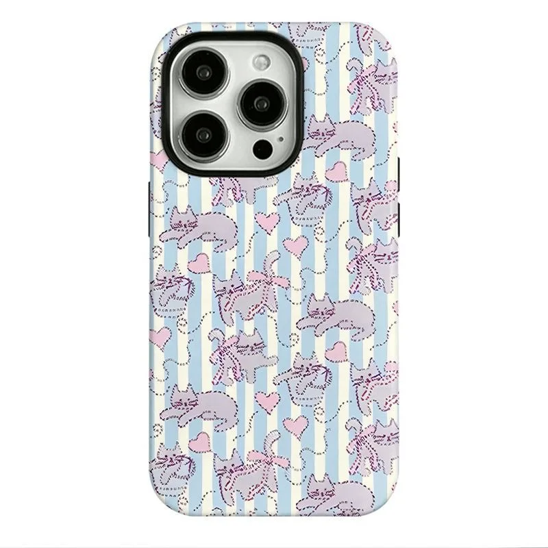 Cat Heart & Blue Stripe Cute Coquette Style Shockproof Phone Case for iPhone 17 16 15 14 13 12 11 Pro Max Plus Back Cover
Cat Heart & Blue Stripe Cute Coquette Style Shockproof Phone Case for iPhone 17 16 15 14 13 12 11 Pro Max Plus Back Cover