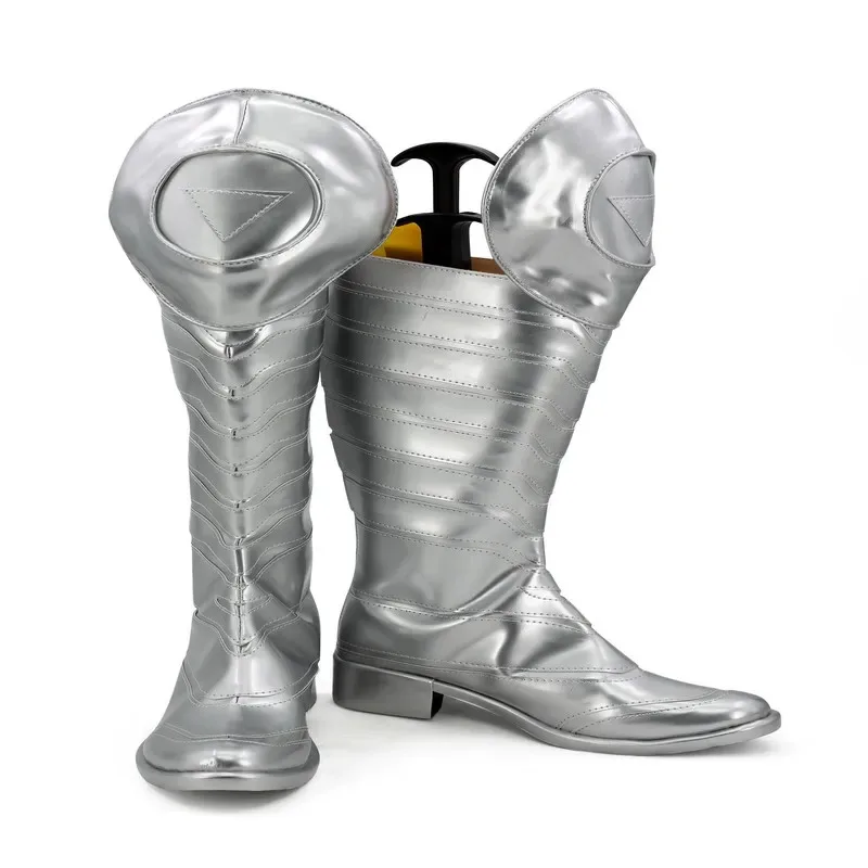 DY20Аниме X-MAN Gambit Remy LeBeau Косплей Костюм Обувь Серебряные ботинки ручной работы25
DY20Аниме X-MAN Gambit Remy LeBeau Косплей Костюм Обувь Серебряные ботинки ручной работы25