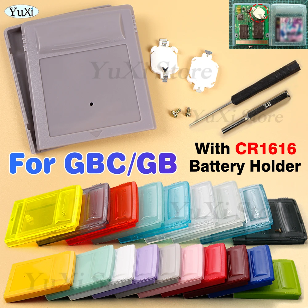 Game Card Housing Case For Gameboy Color GBC Classics Cartridge Card Box With CR1616 Battery Holder Set For GB Replacement
Game Card Housing Case For Gameboy Color GBC Classics Cartridge Card Box With CR1616 Battery Holder Set For GB Replacement