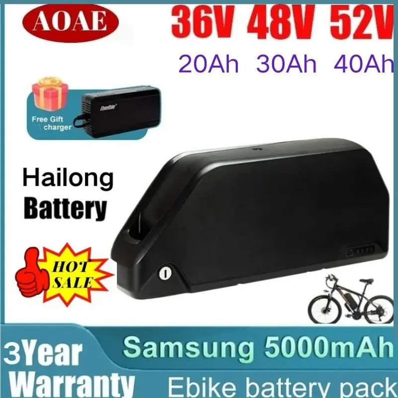 Аккумуляторная батарея для электровелосипедов Bafang BBS02, BBS03, BBSHD, Hailong 36V, 48V, 52V, 20Ah, 30Ah, 40Ah, мотор 1500W, 1000W, 750W, 500W
Аккумуляторная батарея для электровелосипедов Bafang BBS02, BBS03, BBSHD, Hailong 36V, 48V, 52V, 20Ah, 30Ah, 40Ah, мотор 1500W, 1000W, 750W, 500W