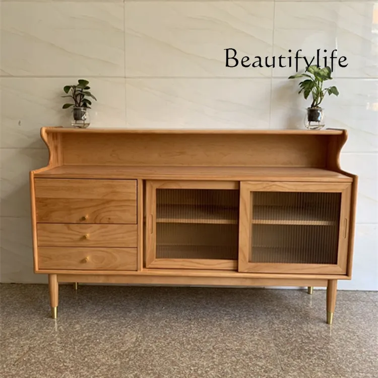 Nordic solid wood dining side cabinet modern small apartment living room tea storage cabinet simple storage household cabinet
Nordic solid wood dining side cabinet modern small apartment living room tea storage cabinet simple storage household cabinet