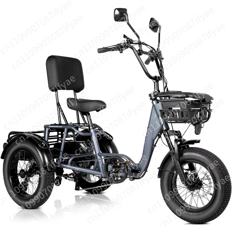 Folding electric tricycle 4.0 inch wide tire three-wheeled electric freight bicycle
Folding electric tricycle 4.0 inch wide tire three-wheeled electric freight bicycle
