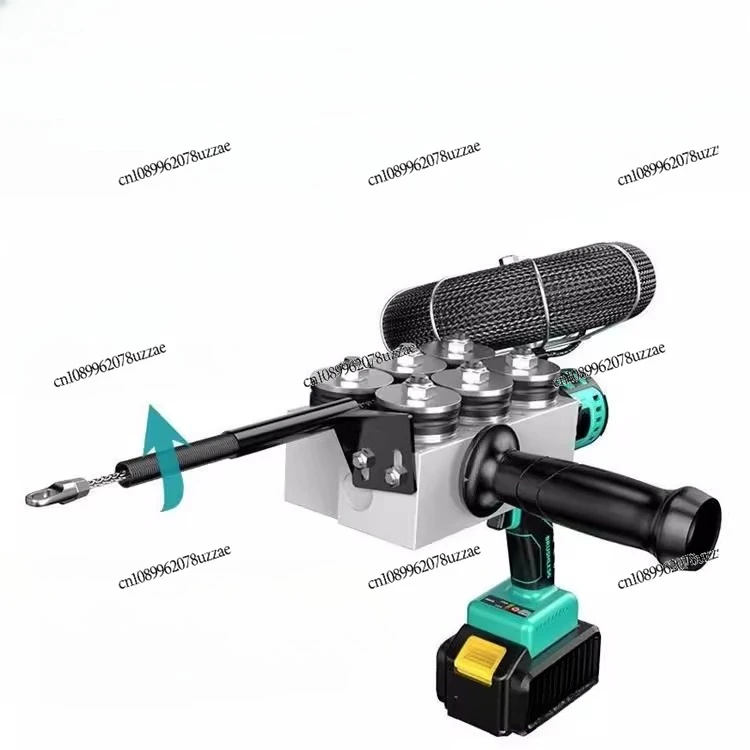 Six-wheel Threading Machine Artifact Charging and Pulling Machine Electrician Automatic Lead Pay-off Cable Drawing Tube Lithium 
Six-wheel Threading Machine Artifact Charging and Pulling Machine Electrician Automatic Lead Pay-off Cable Drawing Tube Lithium