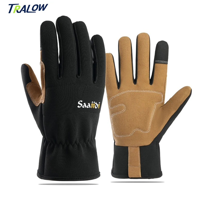 Универсальные рабочие перчатки TRALOW с полными пальцами, сенсорные, противоскользящие, износостойкие, для мужчин и женщин, для активного отдыха, садоводства, велоспорта, вождения и повседневного использования
Универсальные рабочие перчатки TRALOW с полными пальцами, сенсорные, противоскользящие, износостойкие, для мужчин и женщин, для активного отдыха, садоводства, велоспорта, вождения и повседневного использования