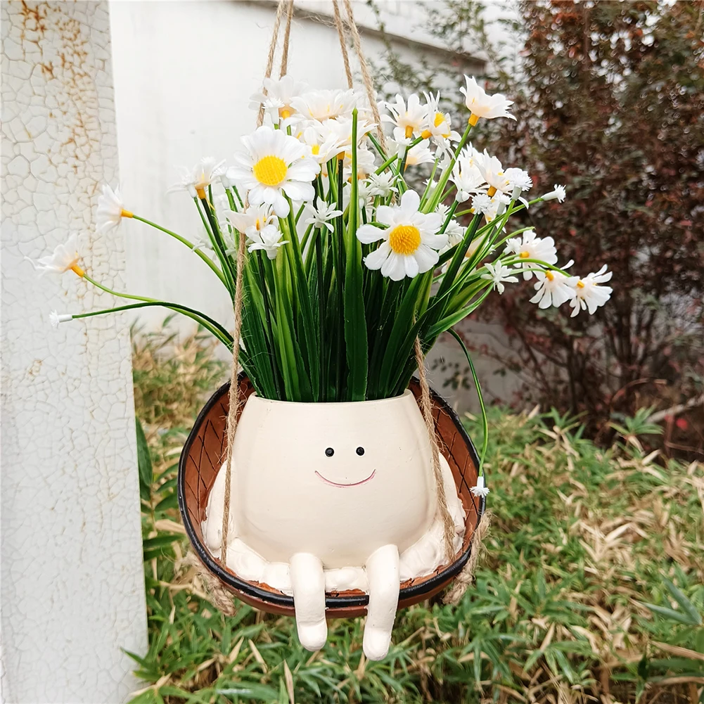 Plant Hanger Baskets Lovely Swing Face Planter Pot Succulent Flower Pots Balcony Wall Hanging Planter Decor Home Garden Supplies
Plant Hanger Baskets Lovely Swing Face Planter Pot Succulent Flower Pots Balcony Wall Hanging Planter Decor Home Garden Supplies