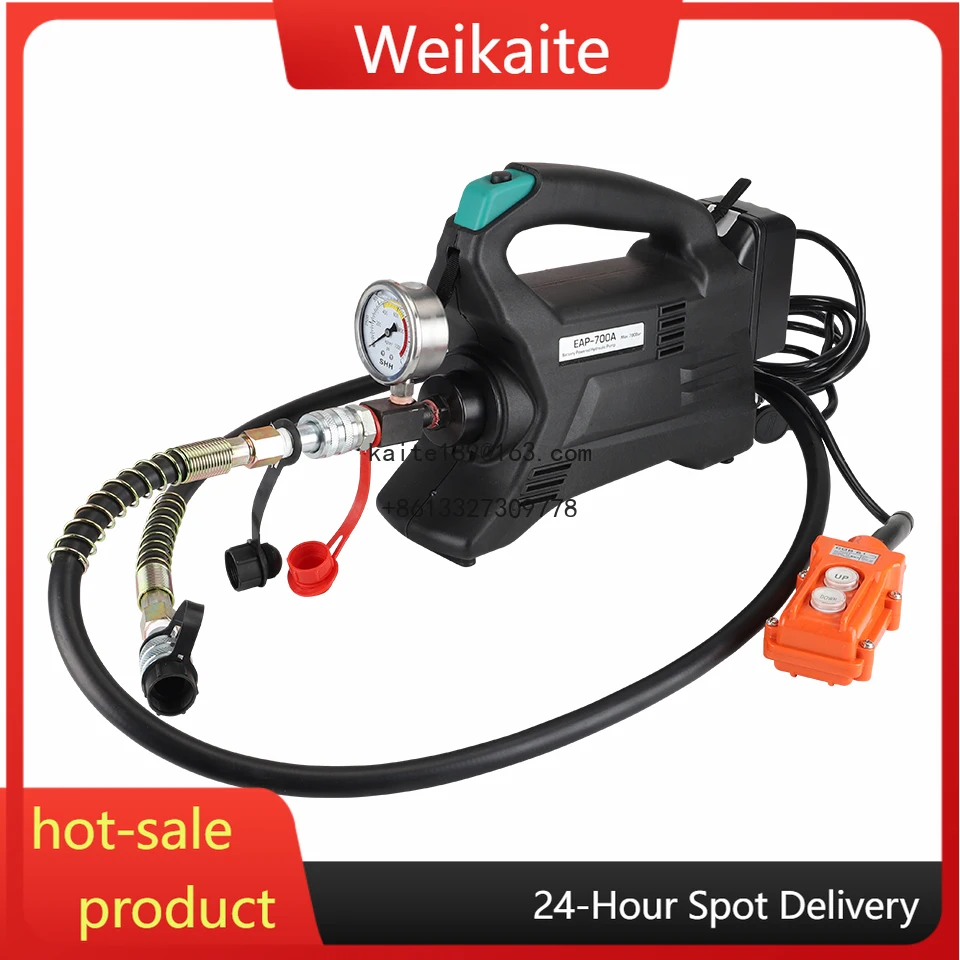 Portable Rechargeable Electric Hydraulic Pump EAP-700A Battery Powered Hydraulics Pumps
Portable Rechargeable Electric Hydraulic Pump EAP-700A Battery Powered Hydraulics Pumps