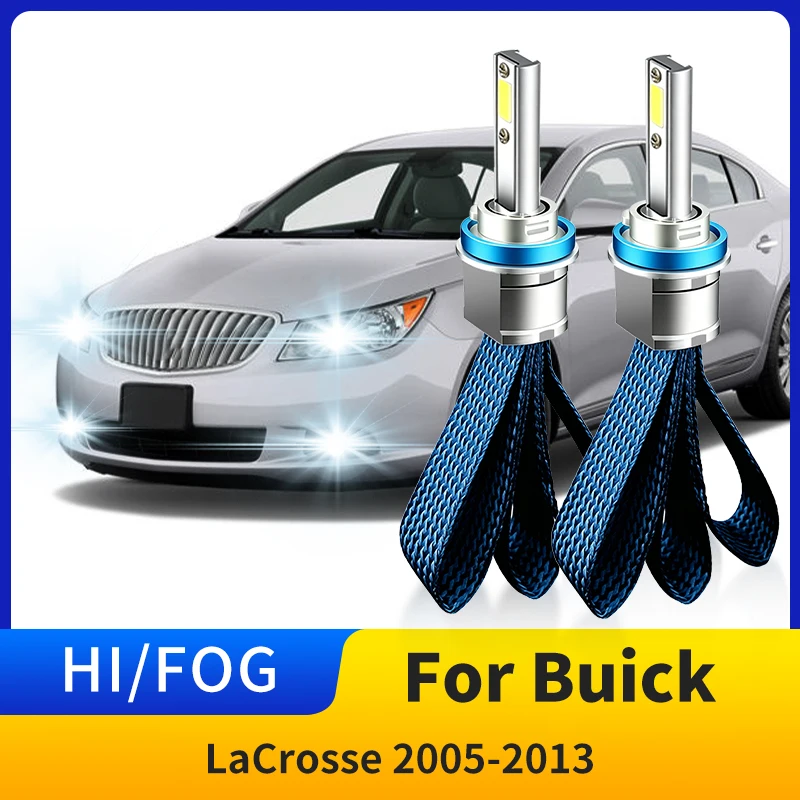 2Pcs Head Light Bulb High Beam For Buick LaCrosse 2005-2013 2006 2007 2008 2009 Fog Bulb LED Headlight 9600LM H11 Auto Accessory
2Pcs Head Light Bulb High Beam For Buick LaCrosse 2005-2013 2006 2007 2008 2009 Fog Bulb LED Headlight 9600LM H11 Auto Accessory