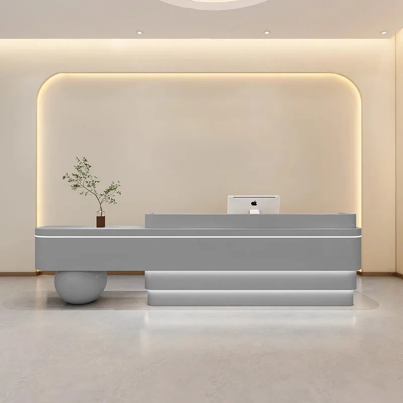 Executive Coffee Reception Desk Cash Standing Mobile Counter Premium Reception Desk Luxury Mostrador Oficina Shop Furniture HDH
Executive Coffee Reception Desk Cash Standing Mobile Counter Premium Reception Desk Luxury Mostrador Oficina Shop Furniture HDH