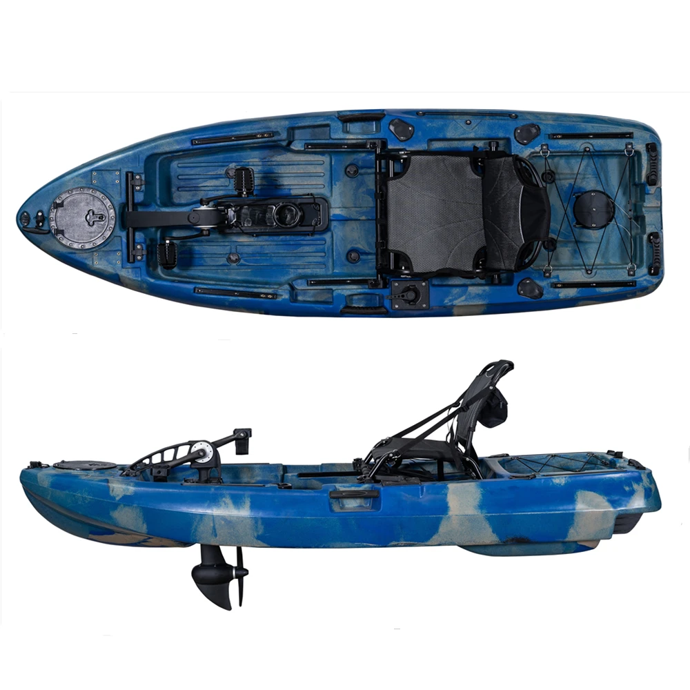 Airo More Stable and Easier Operation 1 Person Plastic Sit-On-Top Foot Pedal Fishing Kayak for Fisherman
Airo More Stable and Easier Operation 1 Person Plastic Sit-On-Top Foot Pedal Fishing Kayak for Fisherman
