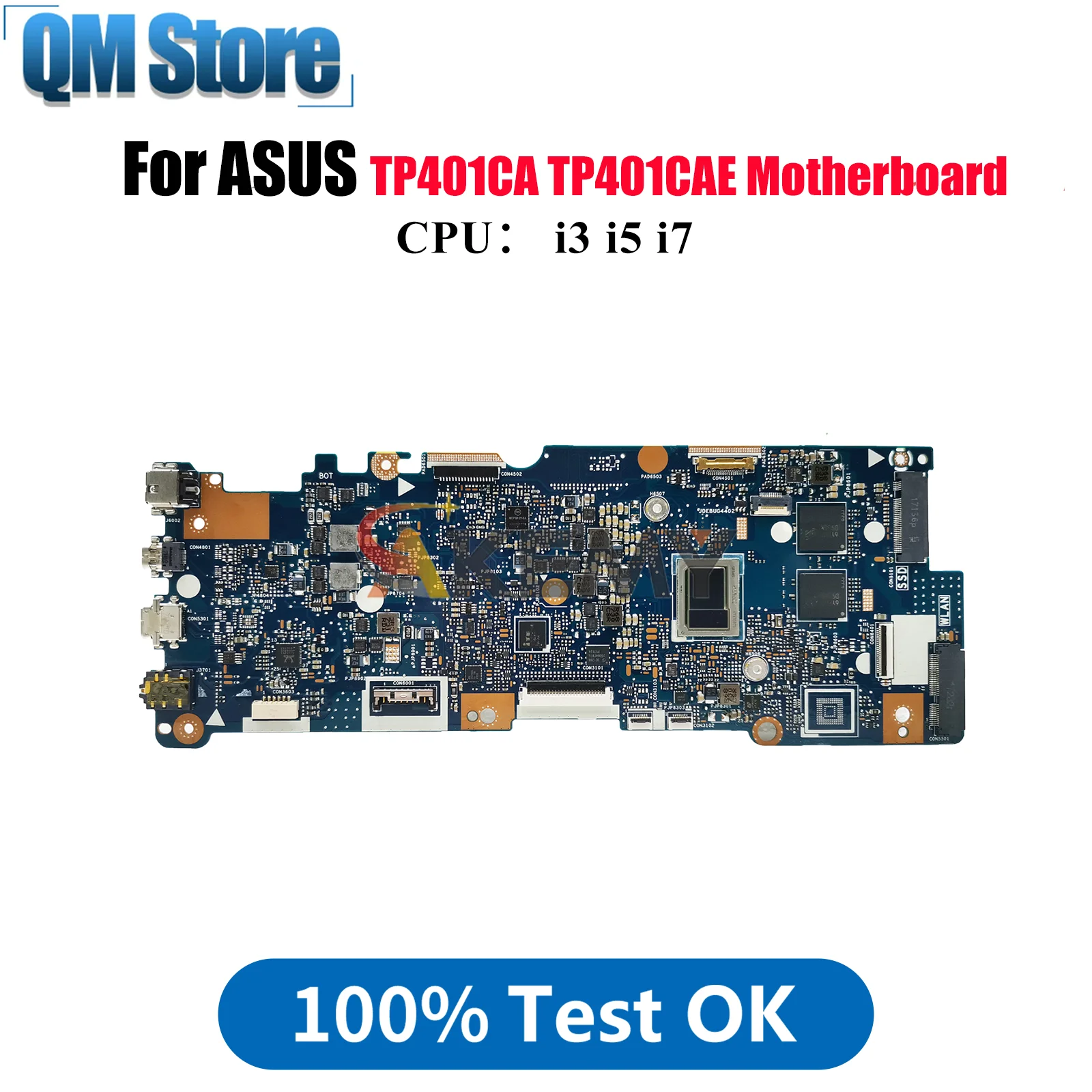 TP401CA Материнская плата для ноутбука ASUS VivoBook Flip TP401CAE TP401C TP401CA Материнская плата для ноутбука с процессором i3 i5 i7 100% tests OK stk
TP401CA Материнская плата для ноутбука ASUS VivoBook Flip TP401CAE TP401C TP401CA Материнская плата для ноутбука с процессором i3 i5 i7 100% tests OK stk