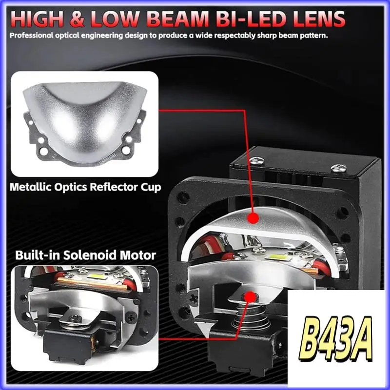 Sp-Matrix Bi-Led Lens 1.5 Inch High Low Car Motorcycle LED Headlight Projector Lens 6000K Universal H4 H7 9005 9006
Sp-Matrix Bi-Led Lens 1.5 Inch High Low Car Motorcycle LED Headlight Projector Lens 6000K Universal H4 H7 9005 9006