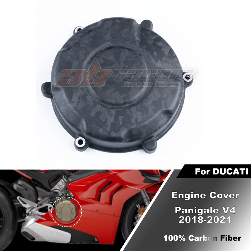 Clutch Engine Guard Protector Cover For Ducati V4 V4S 2018 - 2025 Full Carbon Fiber 100% Plain & Forged Carbon
Clutch Engine Guard Protector Cover For Ducati V4 V4S 2018 - 2025 Full Carbon Fiber 100% Plain & Forged Carbon