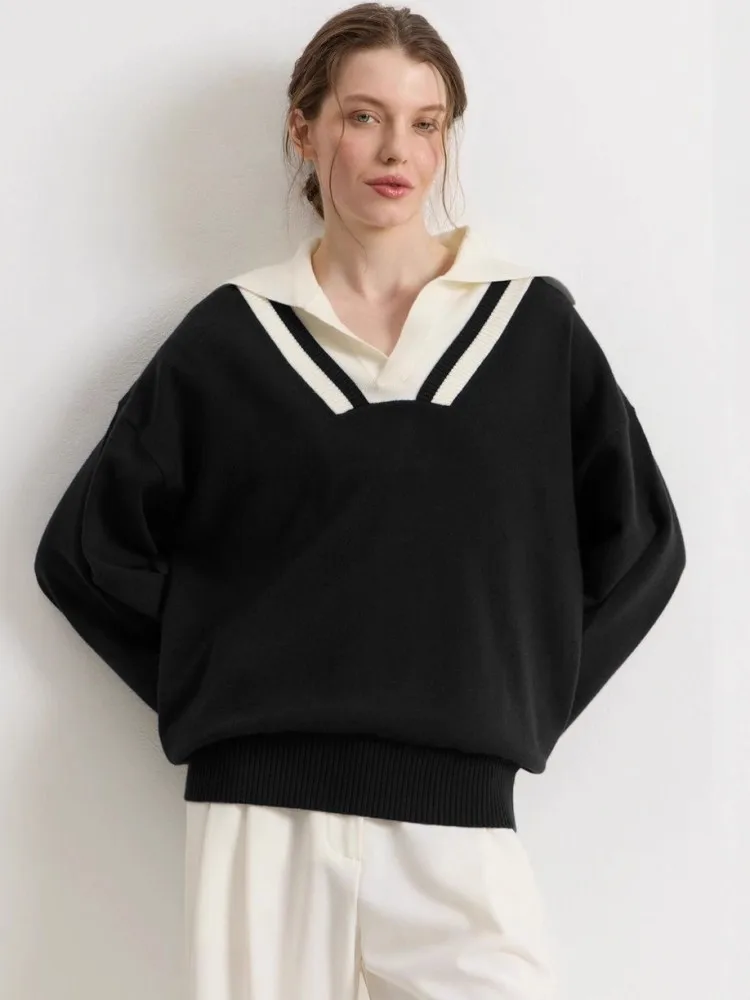 V-Neck Sweater Women Fashion Simple 2025 Winter Pullover Jumper High Elastic Knitted Fall Female Basic Casual Pullover Tops
V-Neck Sweater Women Fashion Simple 2025 Winter Pullover Jumper High Elastic Knitted Fall Female Basic Casual Pullover Tops