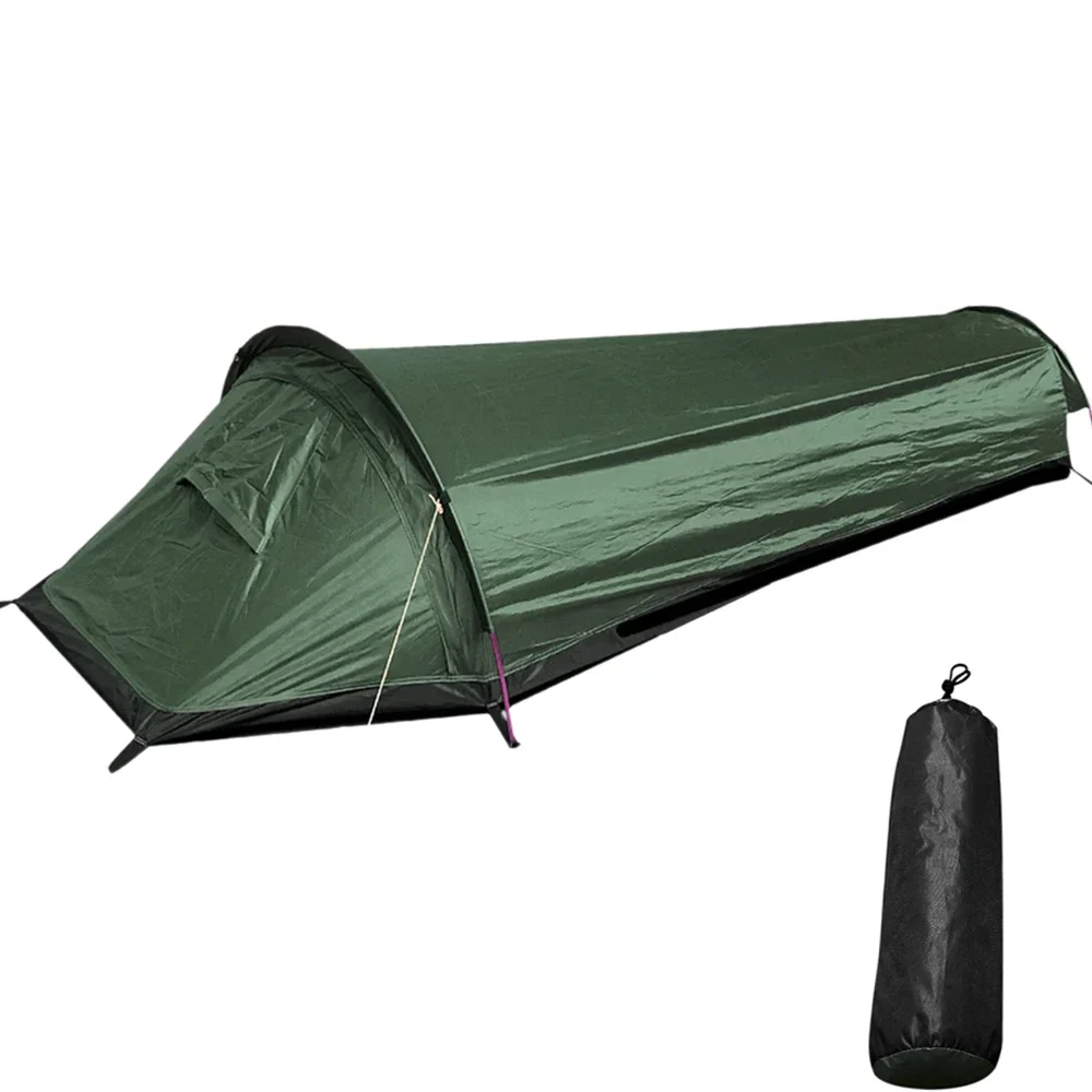 Backpacking Tent Outdoor Hiking Camping Sleeping Bag Tent Waterproof Lightweight Single Person Tent
Backpacking Tent Outdoor Hiking Camping Sleeping Bag Tent Waterproof Lightweight Single Person Tent