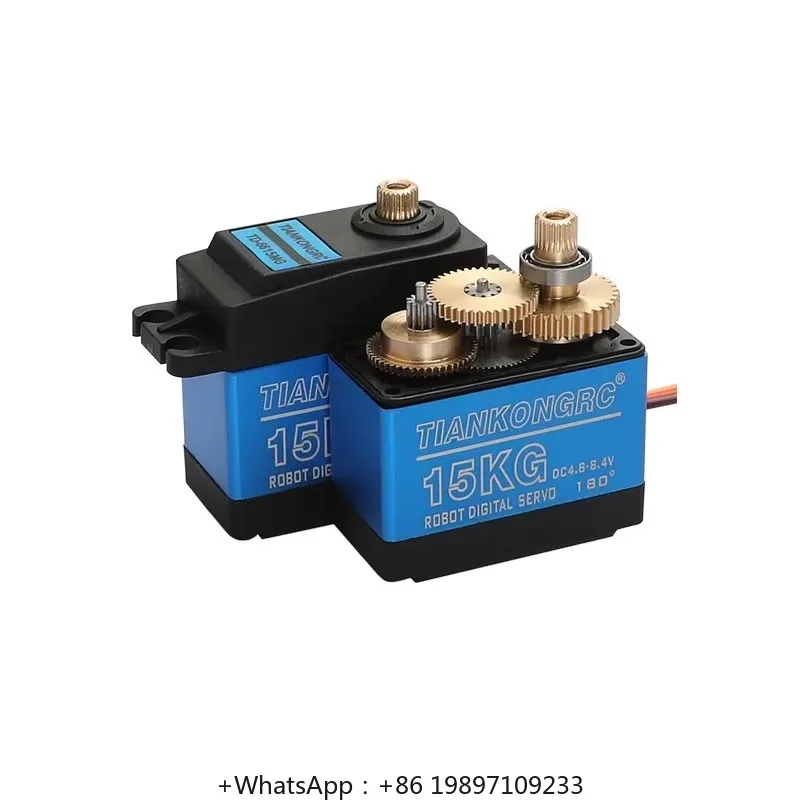 TD-6615MG 15kg HV Robotic Servo Metal Gear Digital Servo Motor Waterproof High Torque Digital Servo For Rc Truck Mechanical Arm
TD-6615MG 15kg HV Robotic Servo Metal Gear Digital Servo Motor Waterproof High Torque Digital Servo For Rc Truck Mechanical Arm