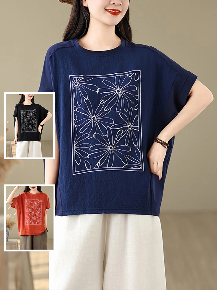 Свободная повседневная круглая футболка Ne Batwing Sve с художественным принтом, женский летний топ больших размеров, удобный ленивый топ
Свободная повседневная круглая футболка Ne Batwing Sve с художественным принтом, женский летний топ больших размеров, удобный ленивый топ