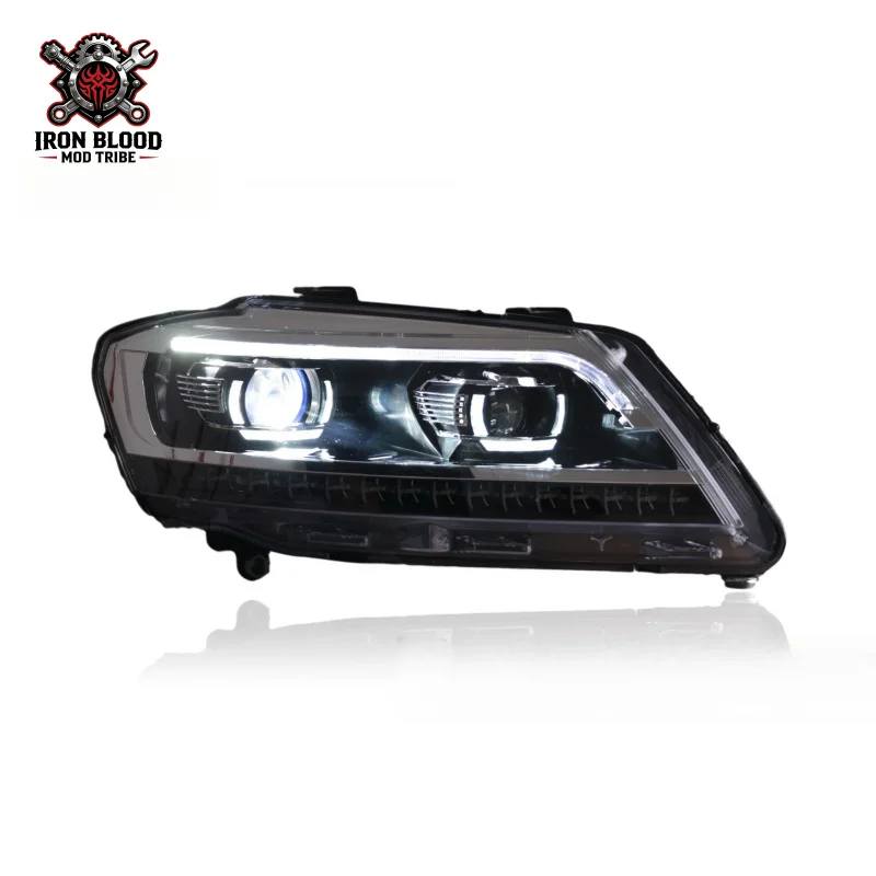 Suitable for 2012-2014 Volkswagen headlight assembly, Lavida Variant modified LED daytime running lights, bi-xenon lens h
Suitable for 2012-2014 Volkswagen headlight assembly, Lavida Variant modified LED daytime running lights, bi-xenon lens h