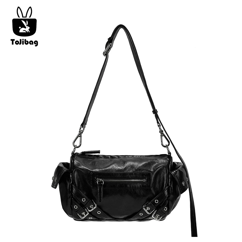 2025 Retro Punk Motorcycle Bag Cool Sexy Temperament Highquality Leather Rivet Underarm Zipper Korean Designer Shoulder Bag
2025 Retro Punk Motorcycle Bag Cool Sexy Temperament Highquality Leather Rivet Underarm Zipper Korean Designer Shoulder Bag