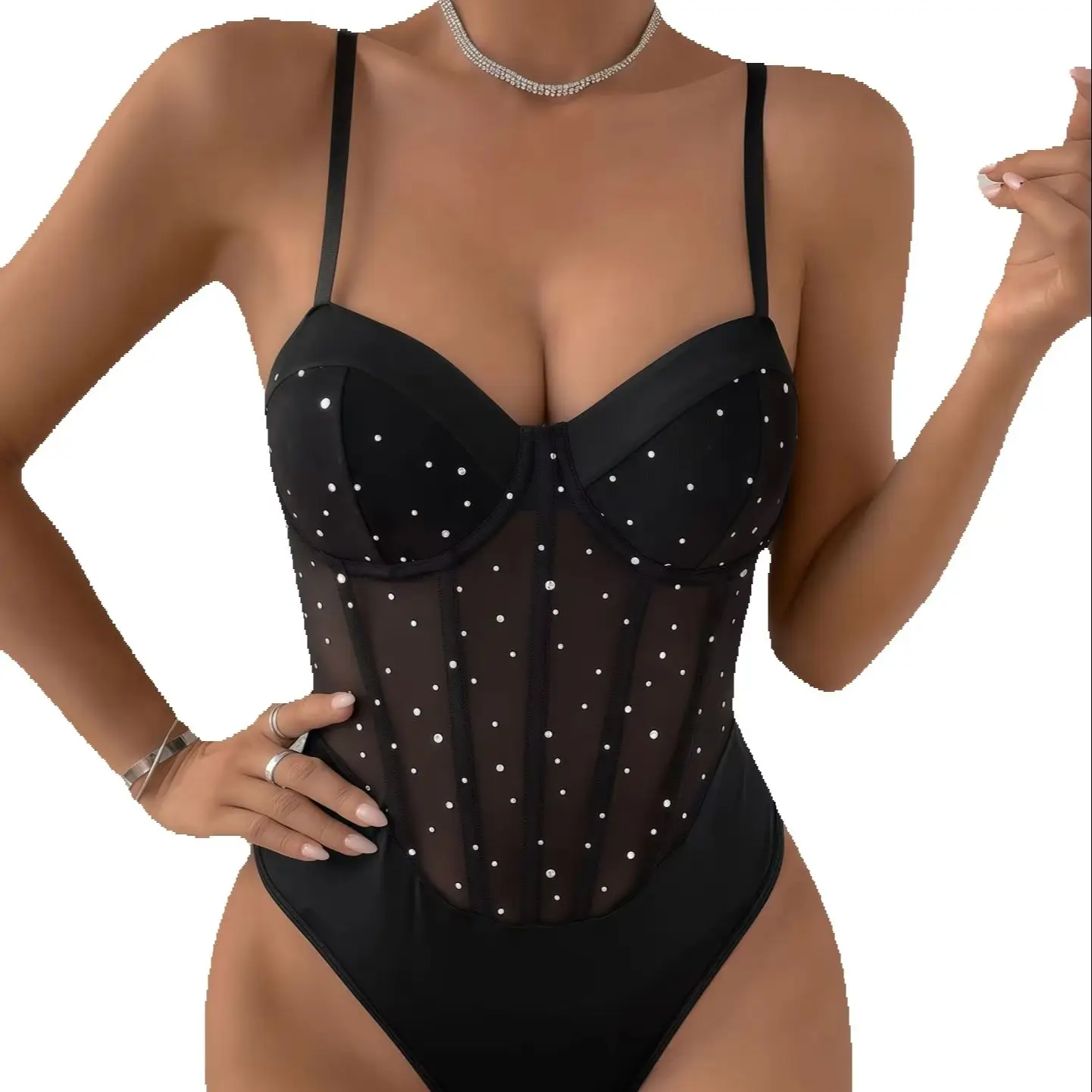 Sequined Sleeveless Bodysuit Women Summer Shapewear One Piece Jumpsuit Sexy Backless Camisole Bodysuits Slim Body Shaper Outfits
Sequined Sleeveless Bodysuit Women Summer Shapewear One Piece Jumpsuit Sexy Backless Camisole Bodysuits Slim Body Shaper Outfits