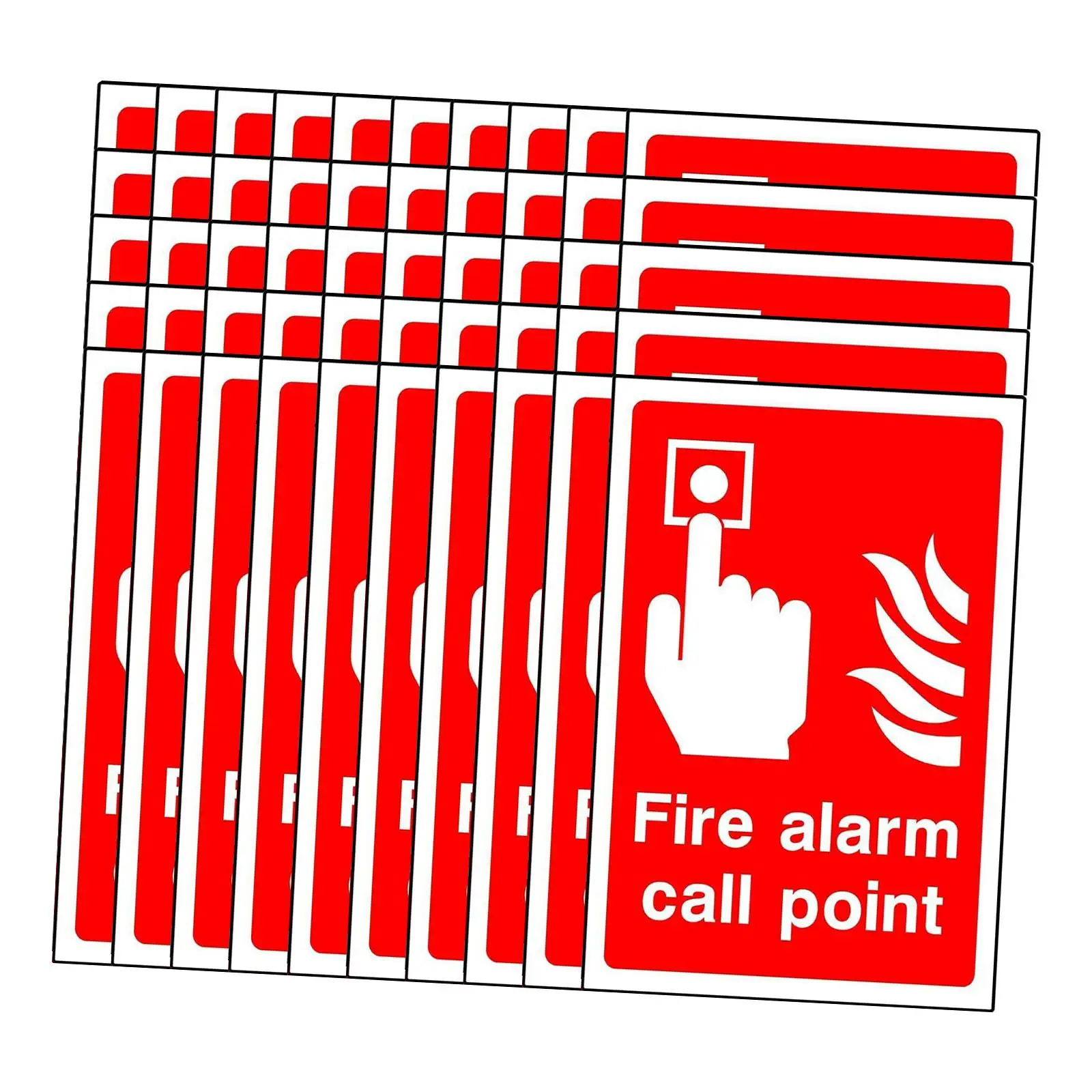 50 Pieces Fire Alarm Call Point Signs Stickers Decal for Office Cafe Outdoor
50 Pieces Fire Alarm Call Point Signs Stickers Decal for Office Cafe Outdoor