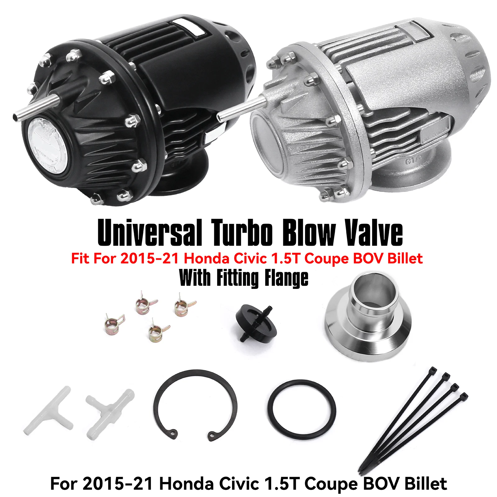 JDM Universal Aluminum Bov Turbo Blow Off Valve Bov with Adapter Flange with Original Box and Instructions SQV4 SSQV4
JDM Universal Aluminum Bov Turbo Blow Off Valve Bov with Adapter Flange with Original Box and Instructions SQV4 SSQV4