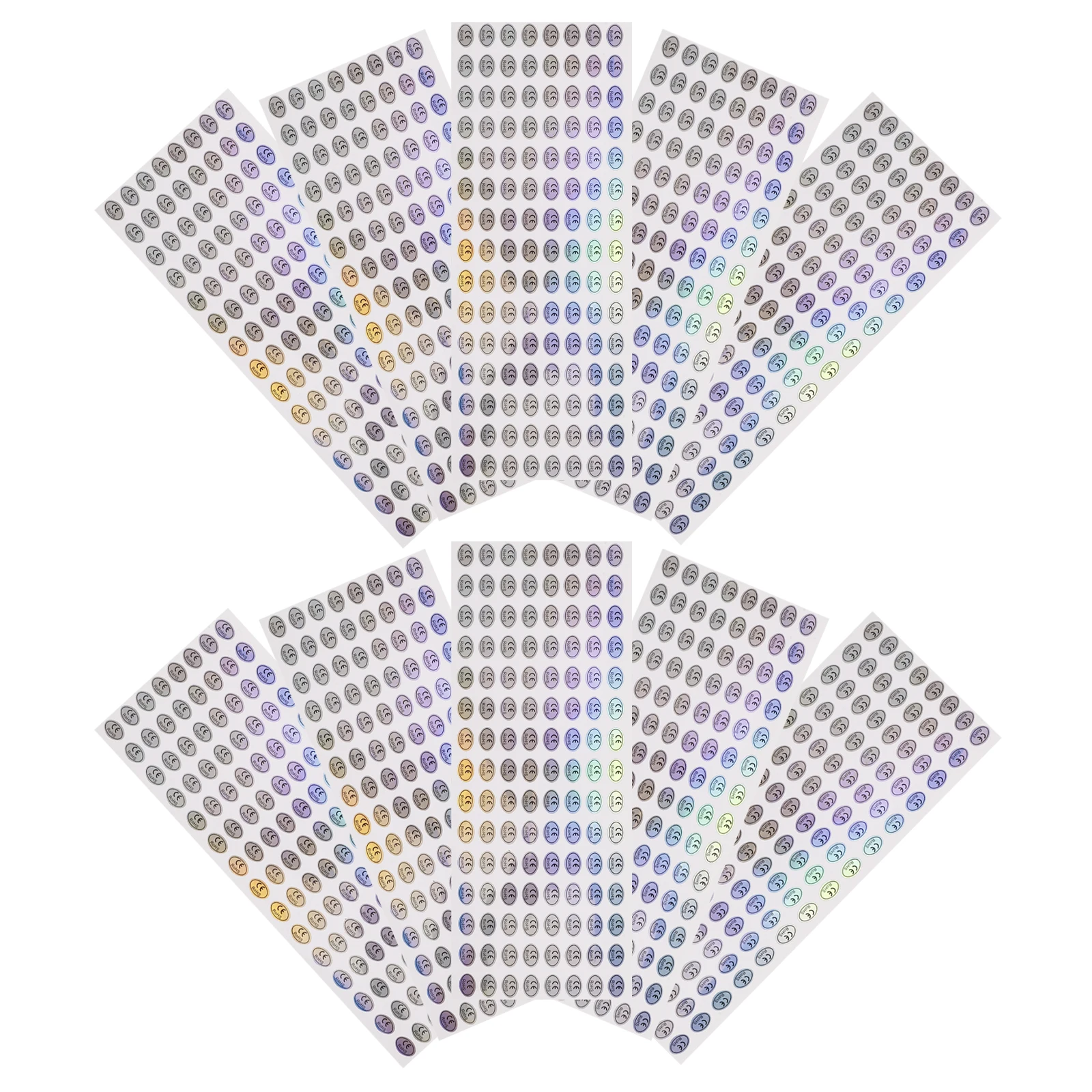 1000 Pcs Holographic Anti-counterfeiting Stickers 10x7mm Oval CE RoHS Certification Labels Trading Use Adhesive Tag
1000 Pcs Holographic Anti-counterfeiting Stickers 10x7mm Oval CE RoHS Certification Labels Trading Use Adhesive Tag