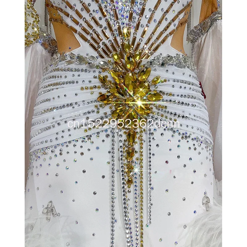 Ballroom Dress Standard Dance Dress Ballroom Dress for Competition Modern Dance White Customiation
Ballroom Dress Standard Dance Dress Ballroom Dress for Competition Modern Dance White Customiation