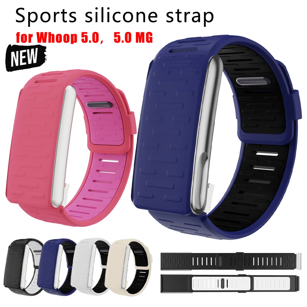 Silicone Fitness Band Breathable Soft Replacement Strap Protector Adjustable Sports Wristband for Whoop 5.0 One/Peak Women Men
Silicone Fitness Band Breathable Soft Replacement Strap Protector Adjustable Sports Wristband for Whoop 5.0 One/Peak Women Men