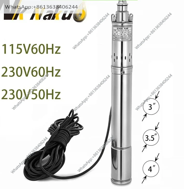 QGD Household Deep Well Pump High Head Electric Stainless Steel Vertical Screw Submersible Pump
QGD Household Deep Well Pump High Head Electric Stainless Steel Vertical Screw Submersible Pump