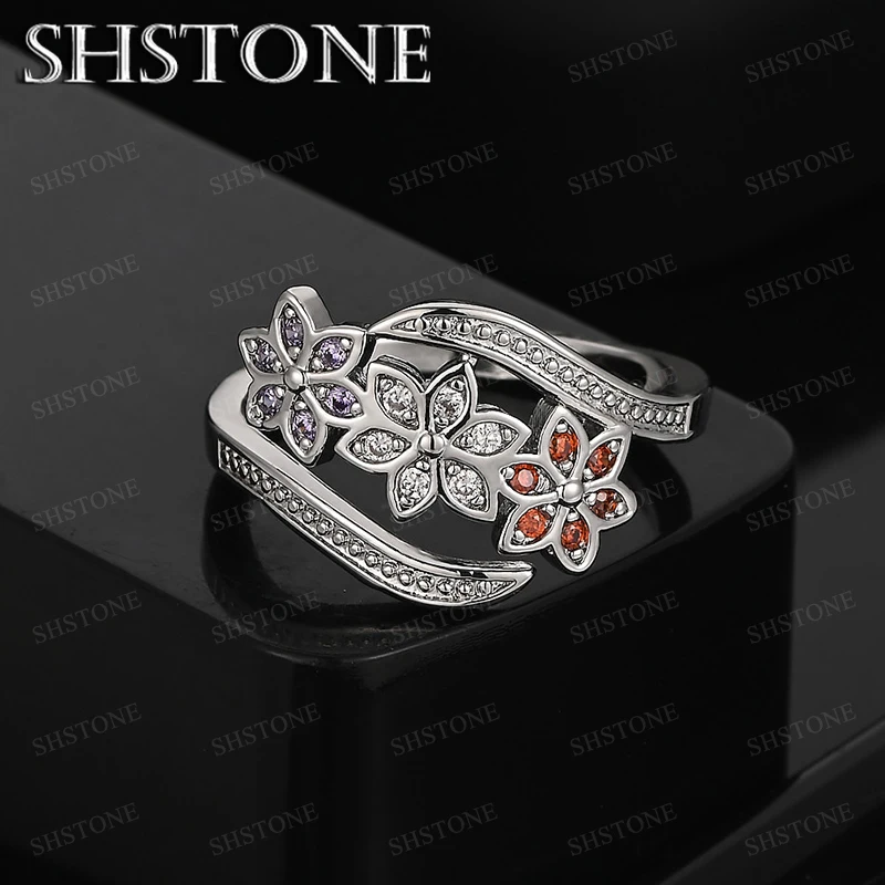 Purple Orange Zircon 925 Sterling Silver Flower Ring For Lady Party Engagement Wedding Accessories Fashion Charm Jewelry Gifts
Purple Orange Zircon 925 Sterling Silver Flower Ring For Lady Party Engagement Wedding Accessories Fashion Charm Jewelry Gifts