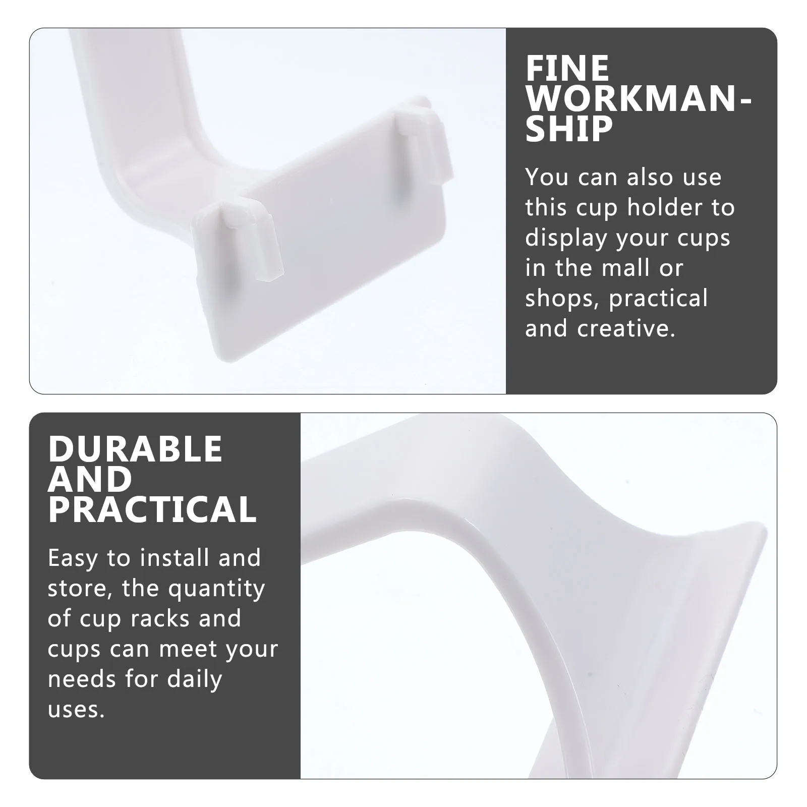 2Pcs Cup Racks ABS Material Easy Install Pegboard Mounted Hanging Toothbrush ganizer Bathroom Cup Holder Set Dry Healthy Life
2Pcs Cup Racks ABS Material Easy Install Pegboard Mounted Hanging Toothbrush ganizer Bathroom Cup Holder Set Dry Healthy Life