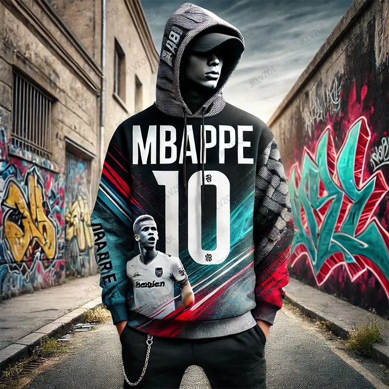 New Arriavl CHATGPT Designed Special Edition Long Sleeve Hoody Mbappe 10 Soccer Jersey Street Graffiti Mens Hoodies Kids/Adult
New Arriavl CHATGPT Designed Special Edition Long Sleeve Hoody Mbappe 10 Soccer Jersey Street Graffiti Mens Hoodies Kids/Adult