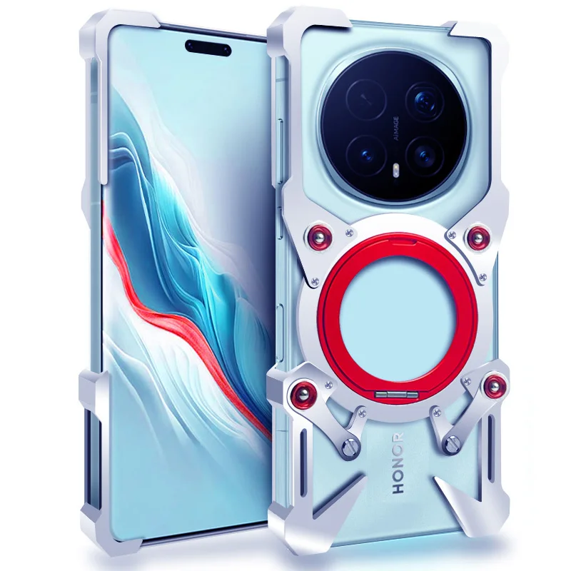 Aluminum Frameless Case For Honor Magic 8 Pro Rotating Bracket Shell Metal Rimless Shockproof Cover For Honor Magic 8
Aluminum Frameless Case For Honor Magic 8 Pro Rotating Bracket Shell Metal Rimless Shockproof Cover For Honor Magic 8