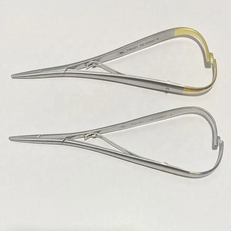 Tiantian Dental equipment Orthodontic Elastic Placing Mathieu Pliers Spin Holder Forceps Denture
Tiantian Dental equipment Orthodontic Elastic Placing Mathieu Pliers Spin Holder Forceps Denture