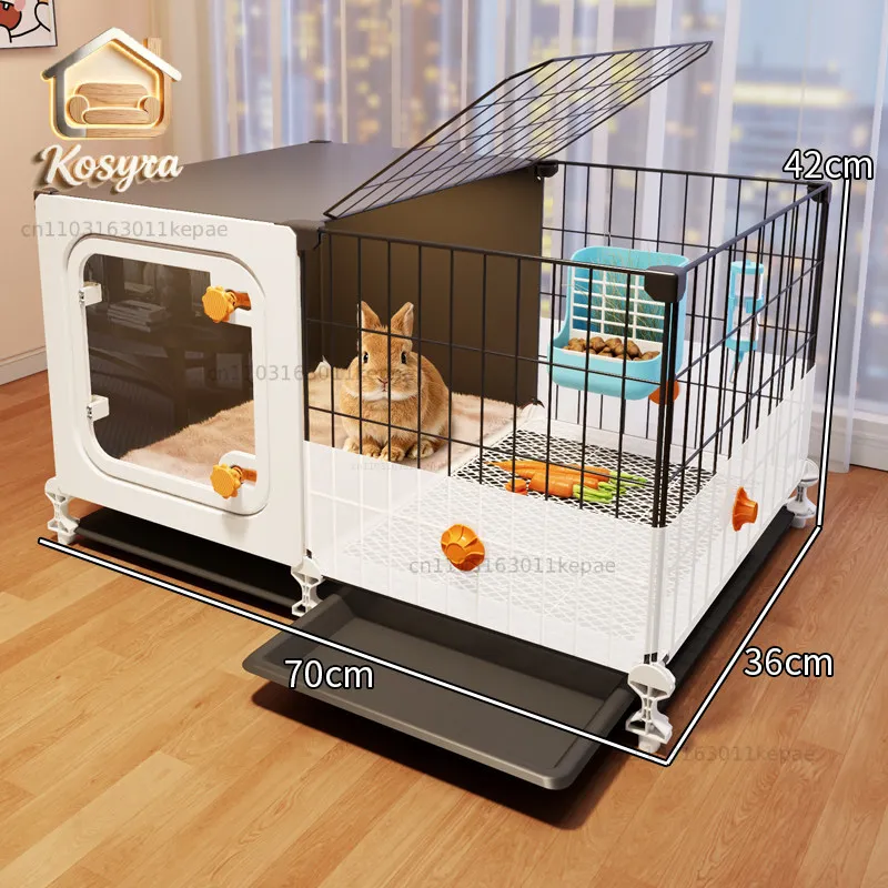 Rabbit cage anti-spray urine household with toilet integrated large indoor pet rabbit nest villa easy to clean all seasons
Rabbit cage anti-spray urine household with toilet integrated large indoor pet rabbit nest villa easy to clean all seasons